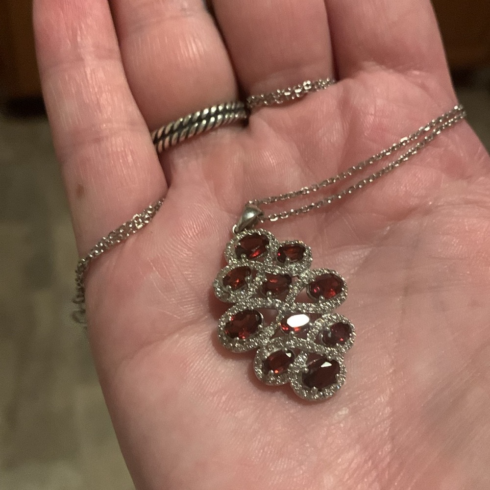 Nwt Elegant Solid Sterling Silver Gem’s Stone Pen… - image 8